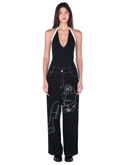 PANTALÓN CHAVA CON BOTAS