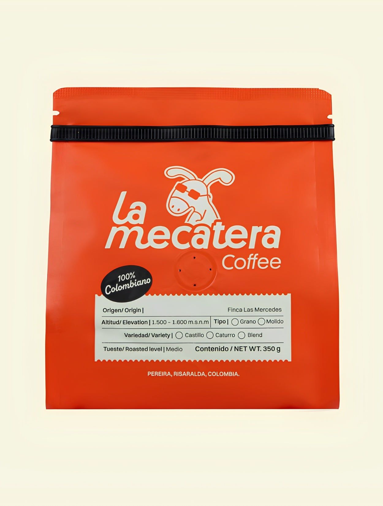 Café Molido y en Grano 350 g | La Mecatera Coffee