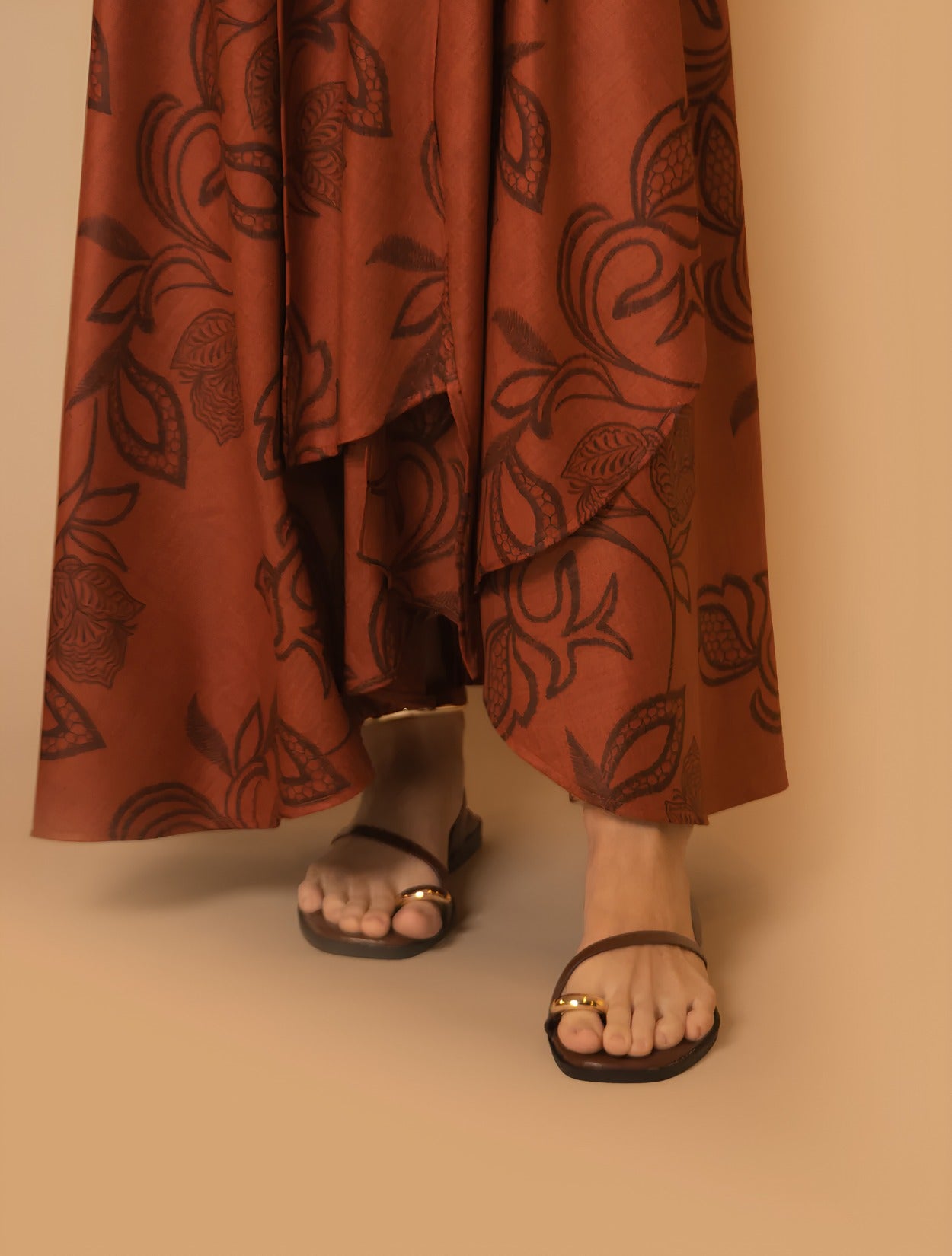 Aborea Dress Terracota | Vestido Elegante para Mujer