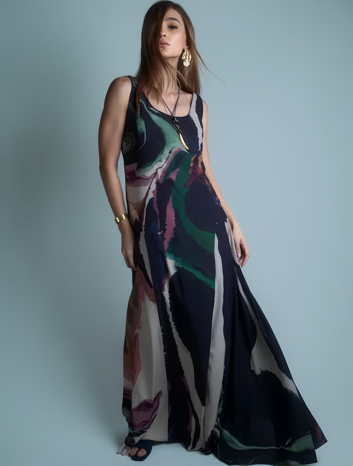 Alina Dress | Vestido Strapless de Lentejuelas Floral