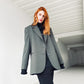Blazer Oversized Amsterdam Gris | W Studios