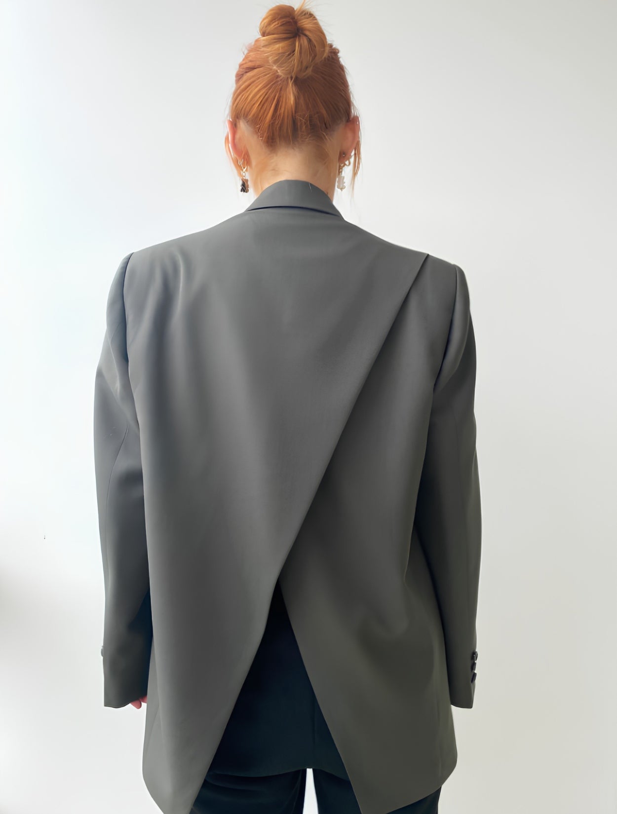 Blazer Oversized Amsterdam Gris | W Studios