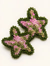 Aretes Mini Estrella de Mar Bordados | La Mansión Secreta