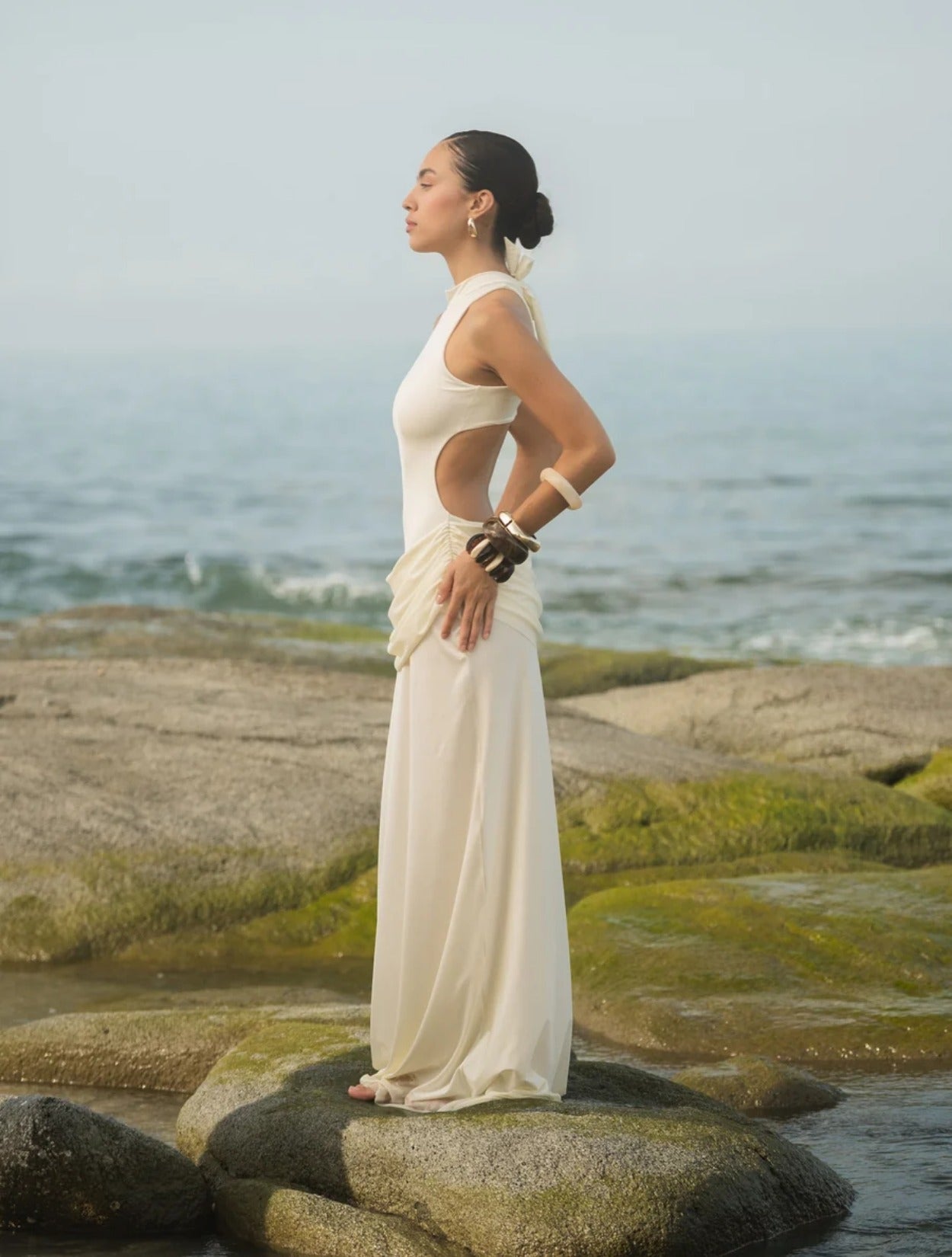  Ariel Dress | Vestido Maxi Espalda Descubierta