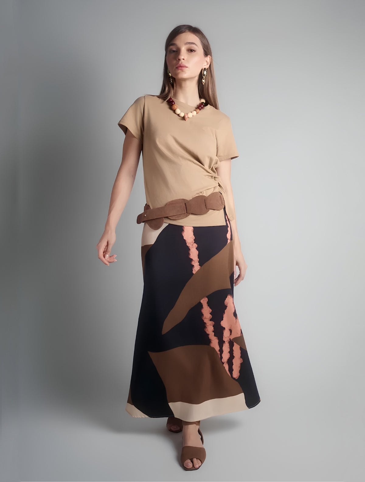 Ayacucho Skirt | Falda Estampada Fluida para Mujer