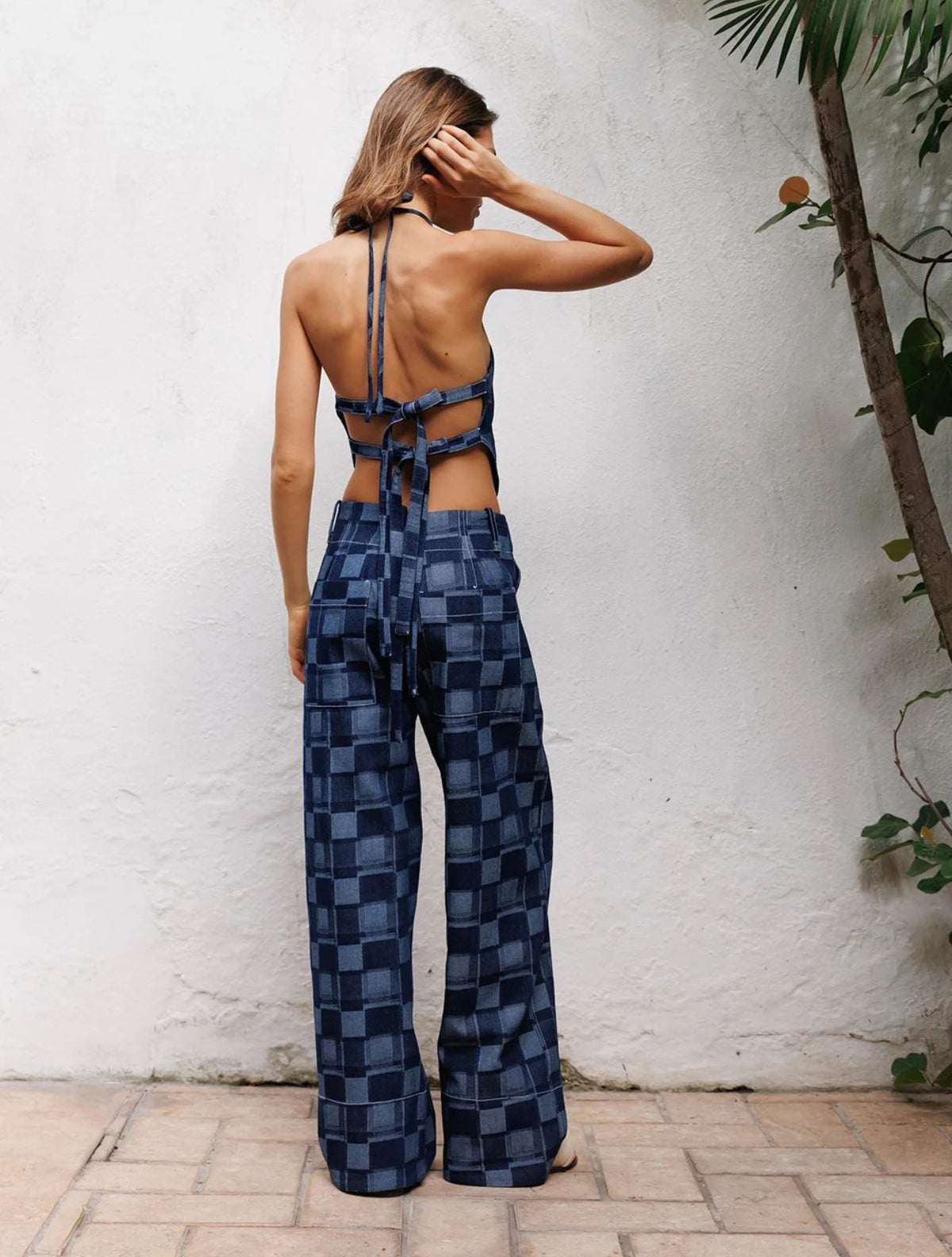 Alina Mid Rise Pants | Pantalón de Tiro Medio | Nue The Label