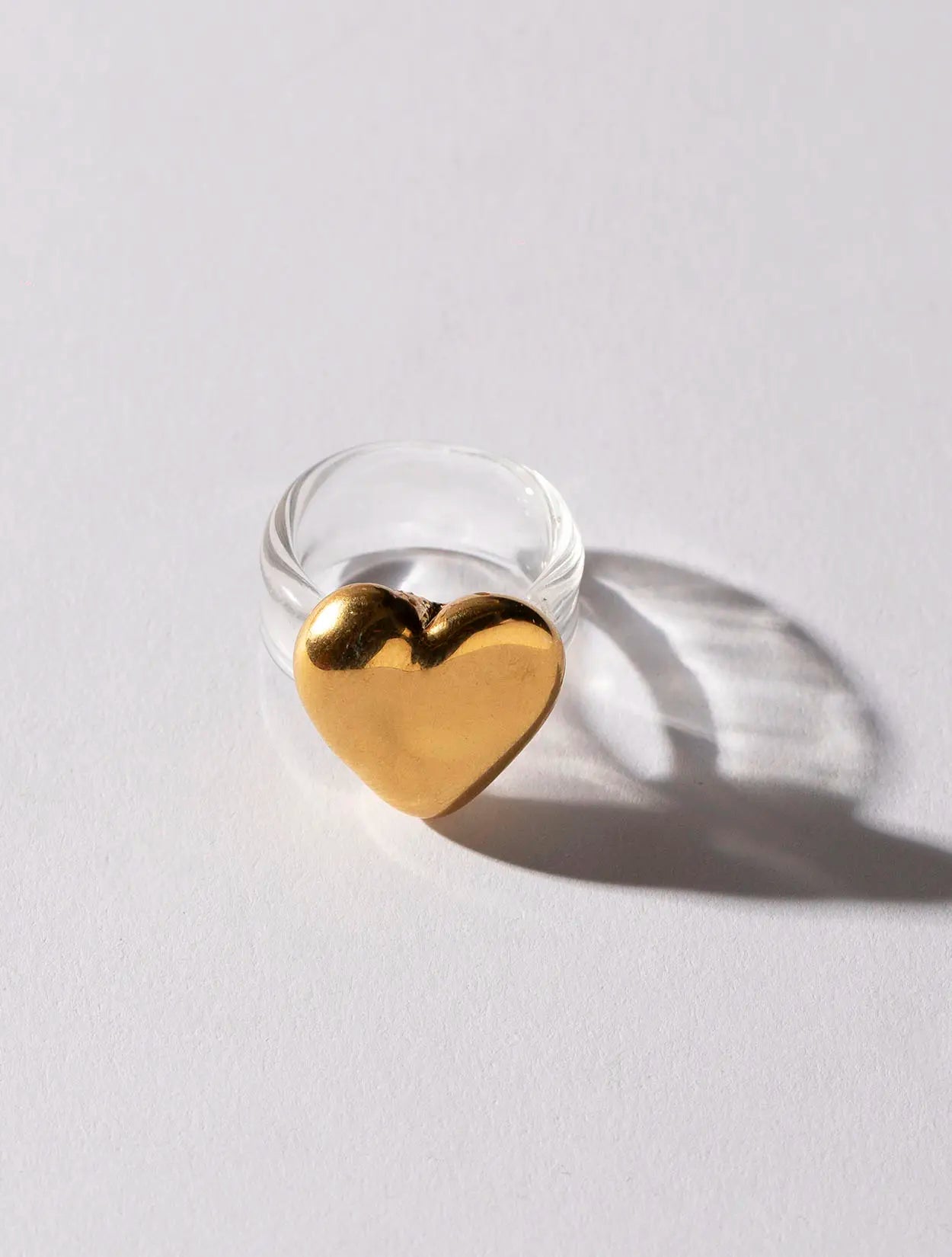 ANILLO CORAZÓN VIDRIO