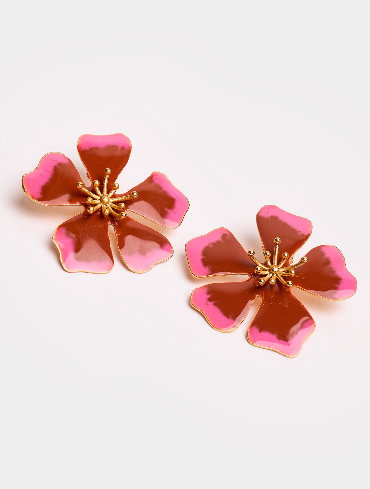 Aretes Aurora Maxi Terracota | Joyería Contemporánea | Sara y Flora