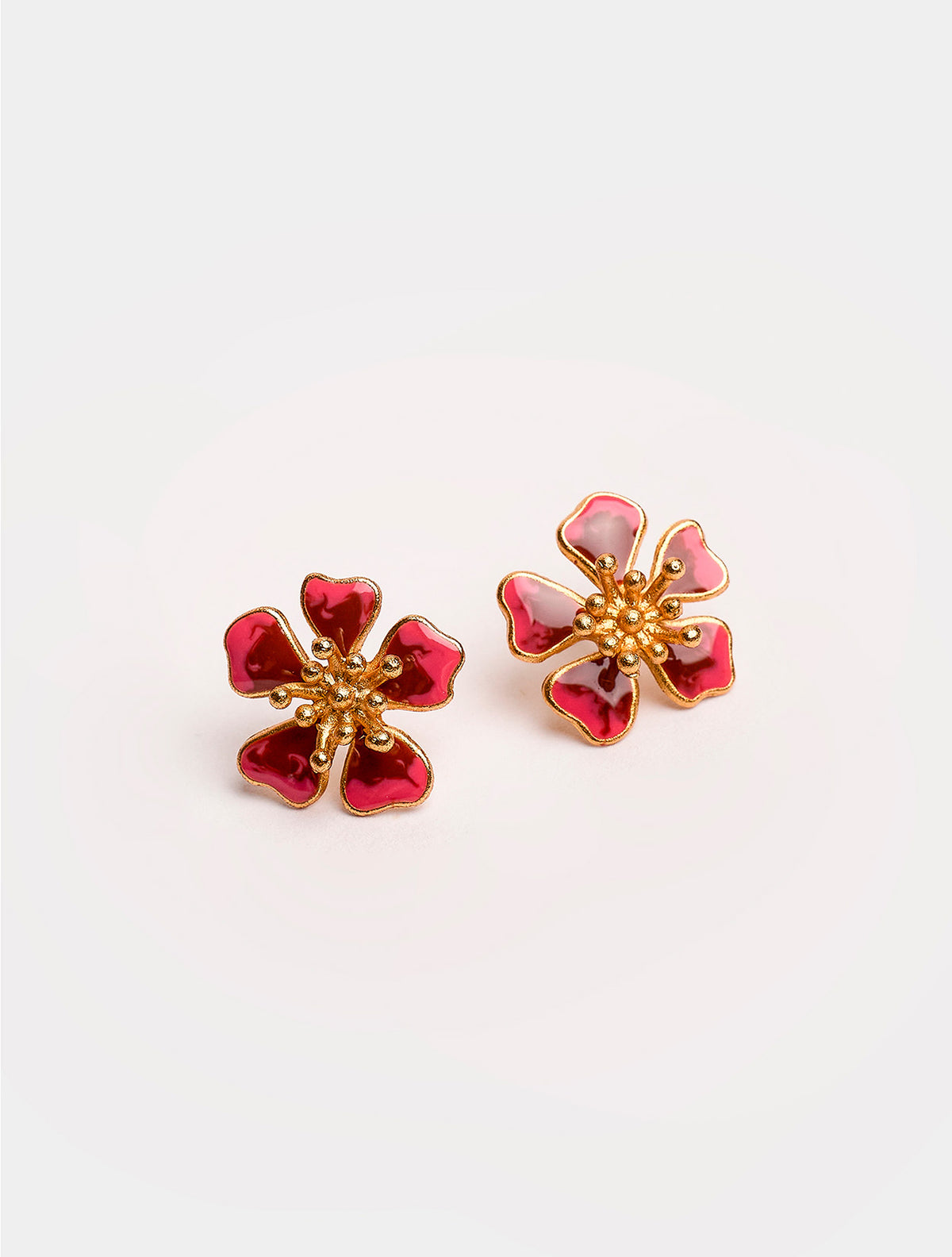 Aretes Aurora Mini Terracota | Joyería Contemporánea | Sara y Flora