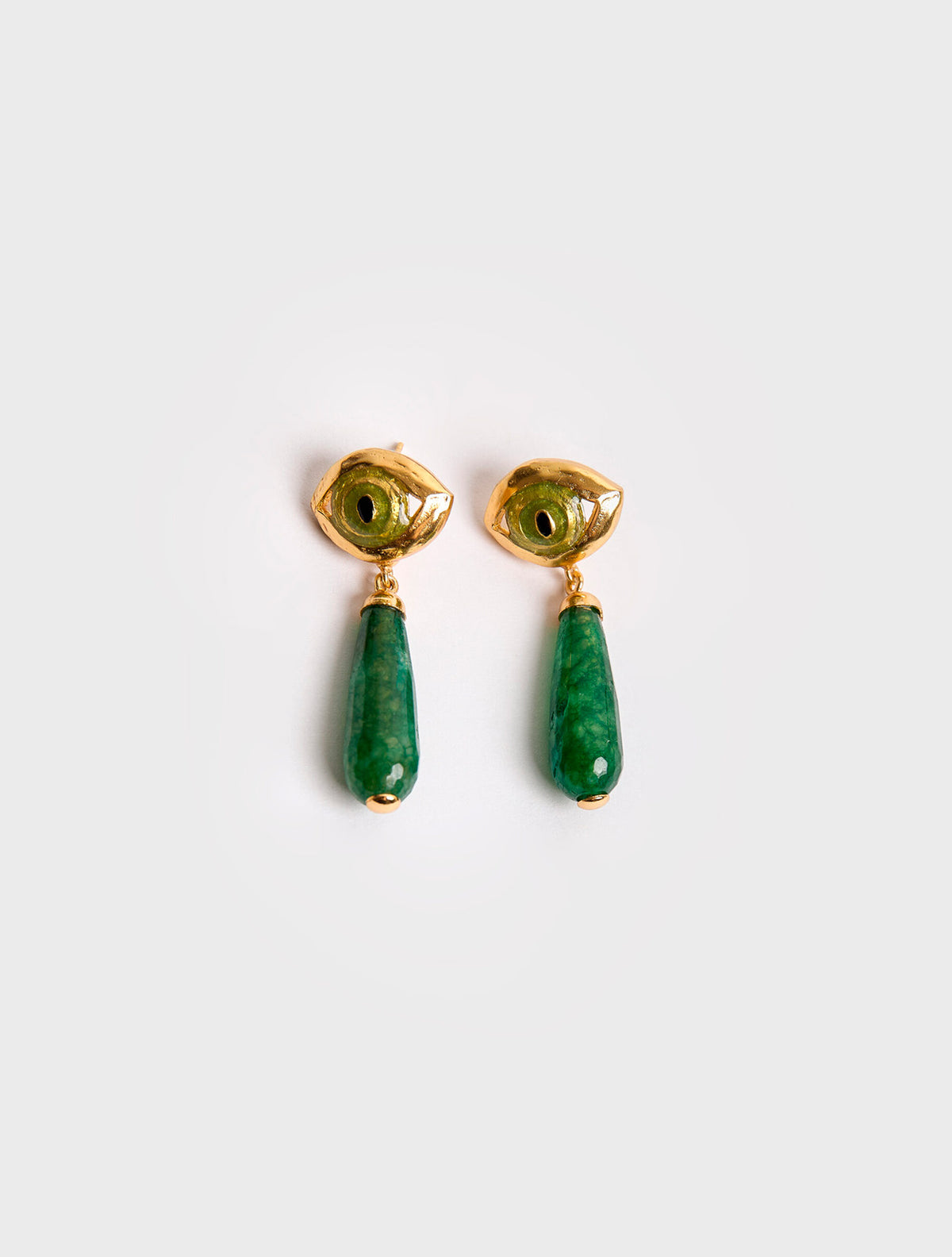 Gota de gato Aretes | Joyería Felina Contemporánea | Sara y Flora