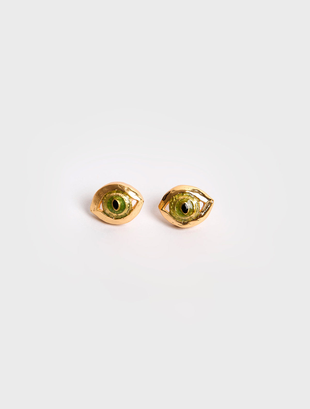 Aretes Cat Eye Mini Dorado | Sara y Flora