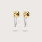 ARETES DE CADENA DUO ZOE
