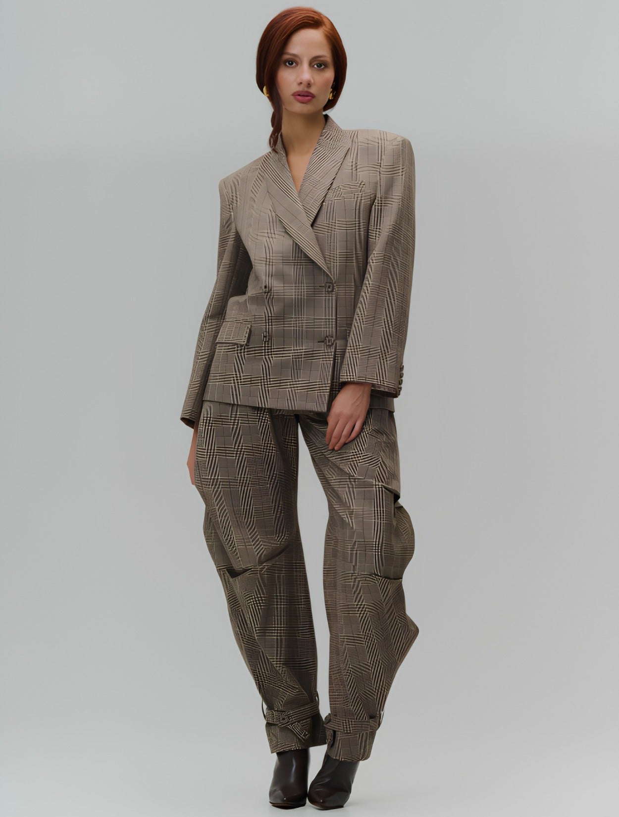 Traje Blazer| Blazer estructurado de doble botonadura