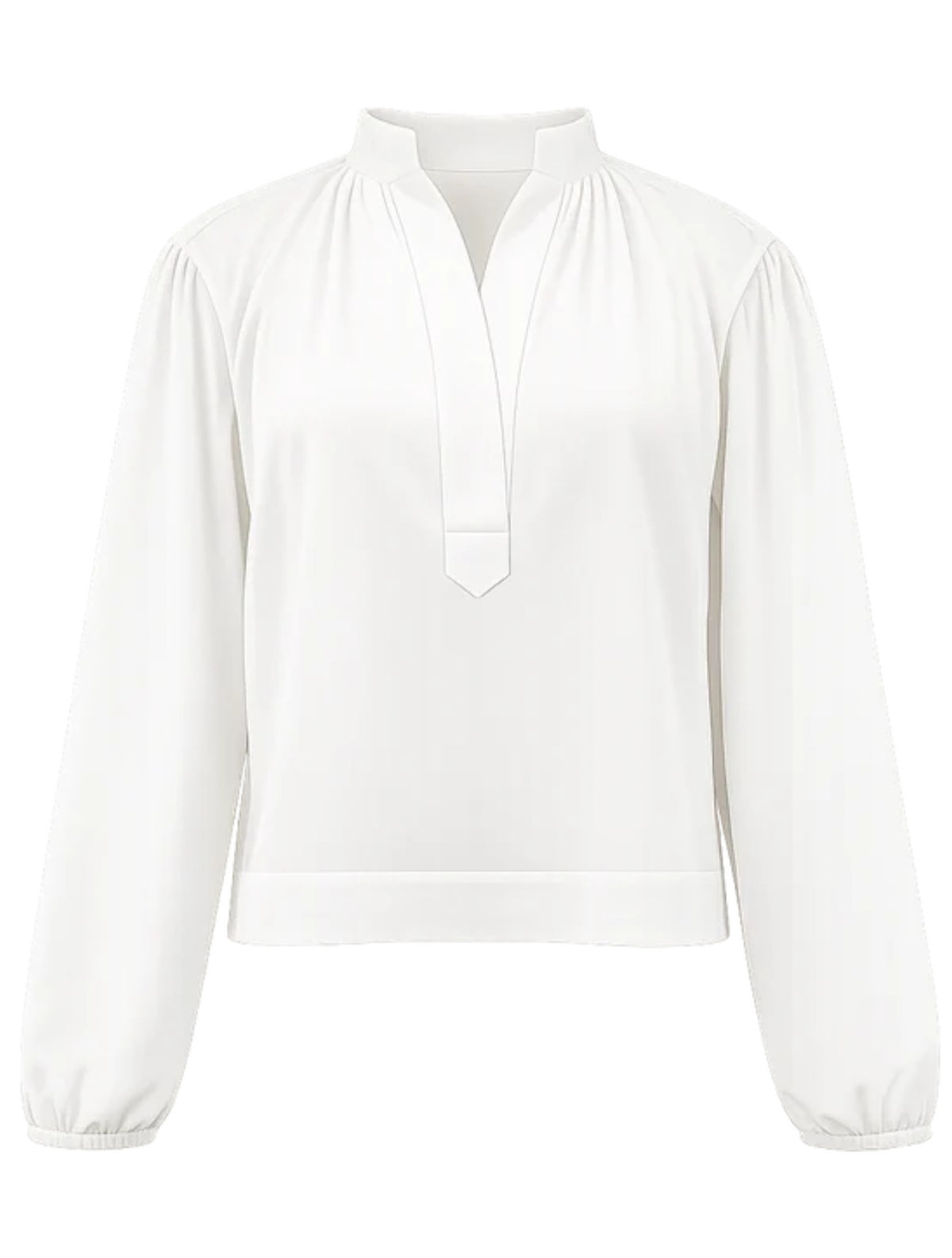 Halo Blouse | Camisa Crop Manga Larga Casual y Semi-formal