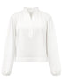 Halo Blouse | Camisa Crop Manga Larga Casual y Semi-formal