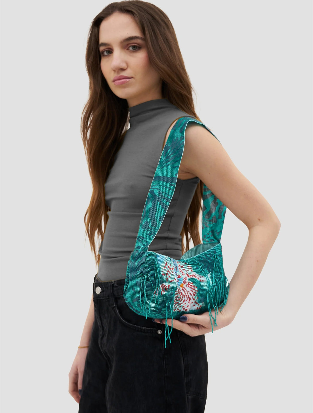 Flava | Bolso de Chaquiras Inspirado en Orquídea