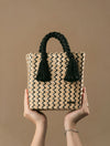 Bolso Victoria Negro | Bolso Femenino Tejido  de Diseño Colombiano | Pausayu