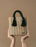 Bolso Victoria Negro | Bolso Femenino Tejido  de Diseño Colombiano | Pausayu