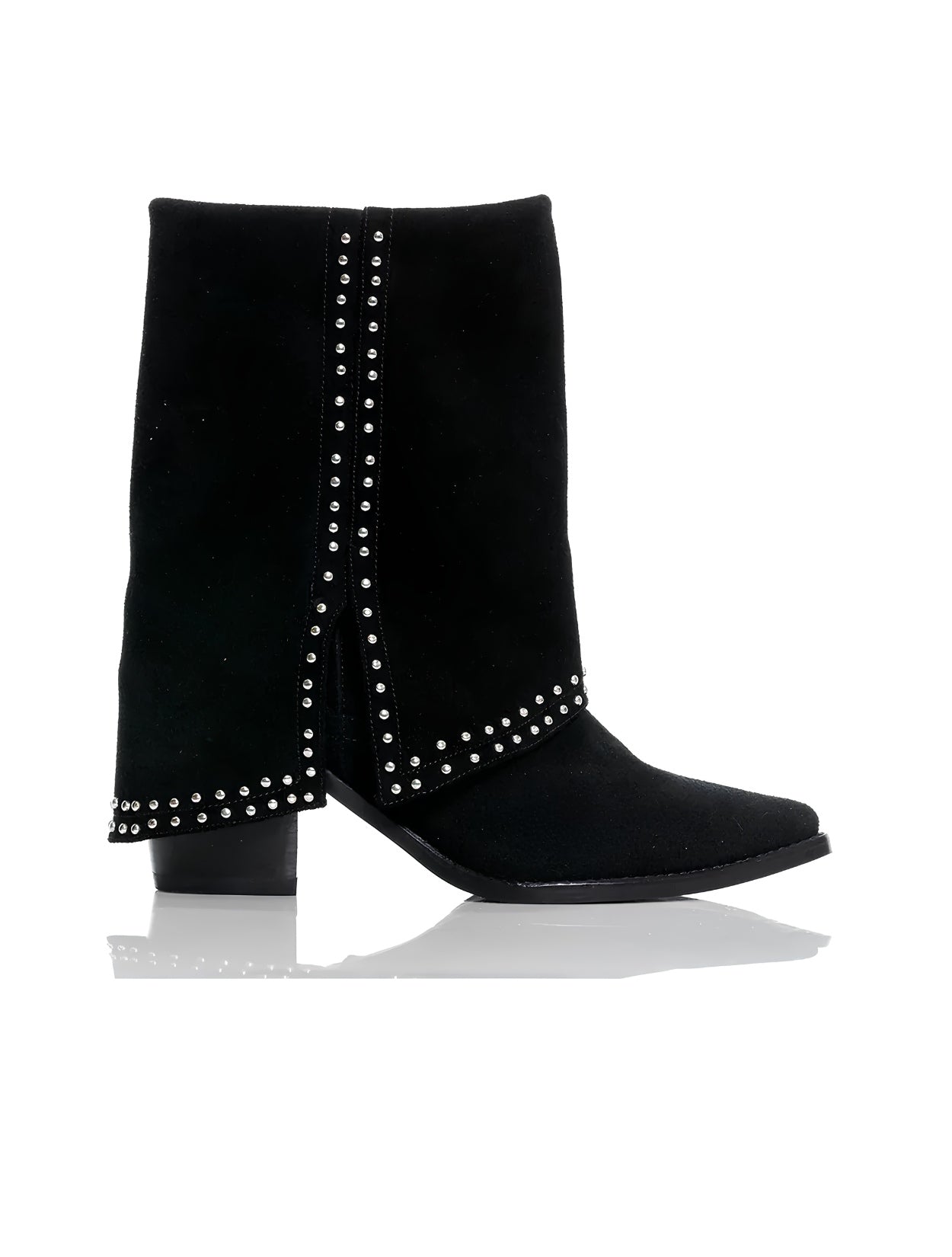 Rodeo Negro Ante | Botas de Ante Hechas a Mano 
