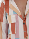 BLAZER CREMA RAYAS