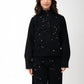 Chaqueta Cordillera Negro | Pintada a Mano