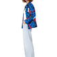 Flom Blue Jacket | Chaqueta Floral Sastre