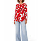 Hai Red Jacket | Blusa Manga Larga Estampada 