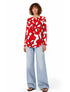 Hai Red Jacket | Blusa Manga Larga Estampada 