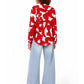 Hai Red Jacket | Blusa Manga Larga Estampada 