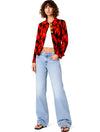 Fire Jacket | Chaqueta Drill Estampada