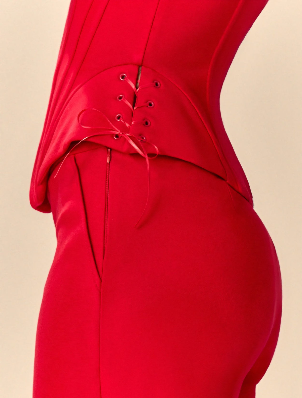 Corset Thea Rojo | Escote Corazón