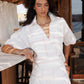 Camisa Denim Ivory con Pespuntes | Camisa Femenina | Diana Buelvas