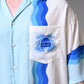 Camisa Maddalena para hombre de la marca Vera con estampado de cuadros verdes y azules en silueta oversized de diseño de autor – Moda masculina de lujo hecha en Colombia | Casa Precis, Concept Store