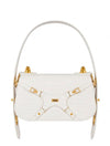 Cartera Dream de VLN en cuero glazeado con diseño multifuncional en color blanco y 6 formas de uso para mujer – Moda colombiana de lujo | Casa Precis, Concept Store