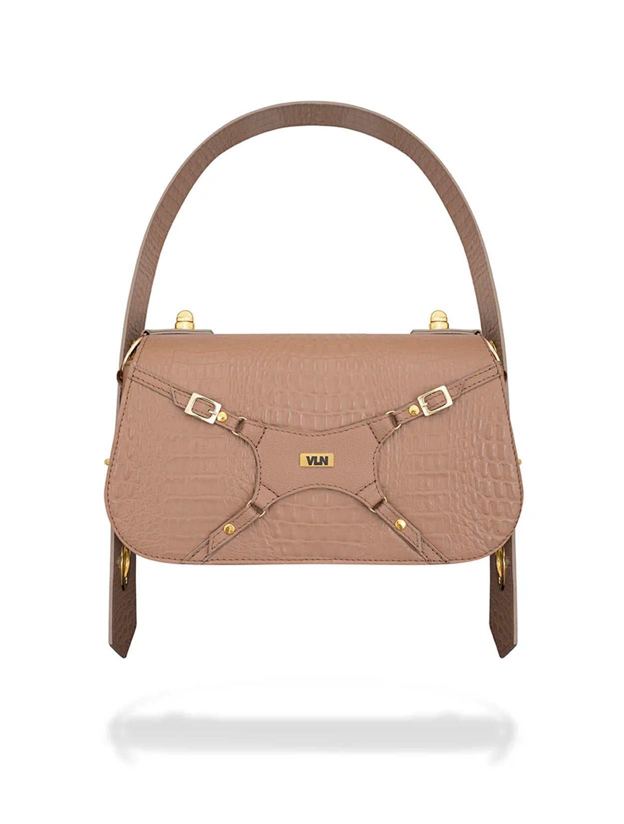 Cartera Dream de VLN en cuero glazeado con diseño multifuncional en color café y 6 formas de uso para mujer – Moda colombiana de lujo | Casa Precis, Concept Store