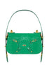 Cartera Dream de VLN en cuero glazeado con diseño multifuncional en color verde y 6 formas de uso para mujer – Moda colombiana de lujo | Casa Precis, Concept Store