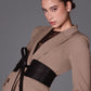 Victoria Black Belt en Cuero | Amarante