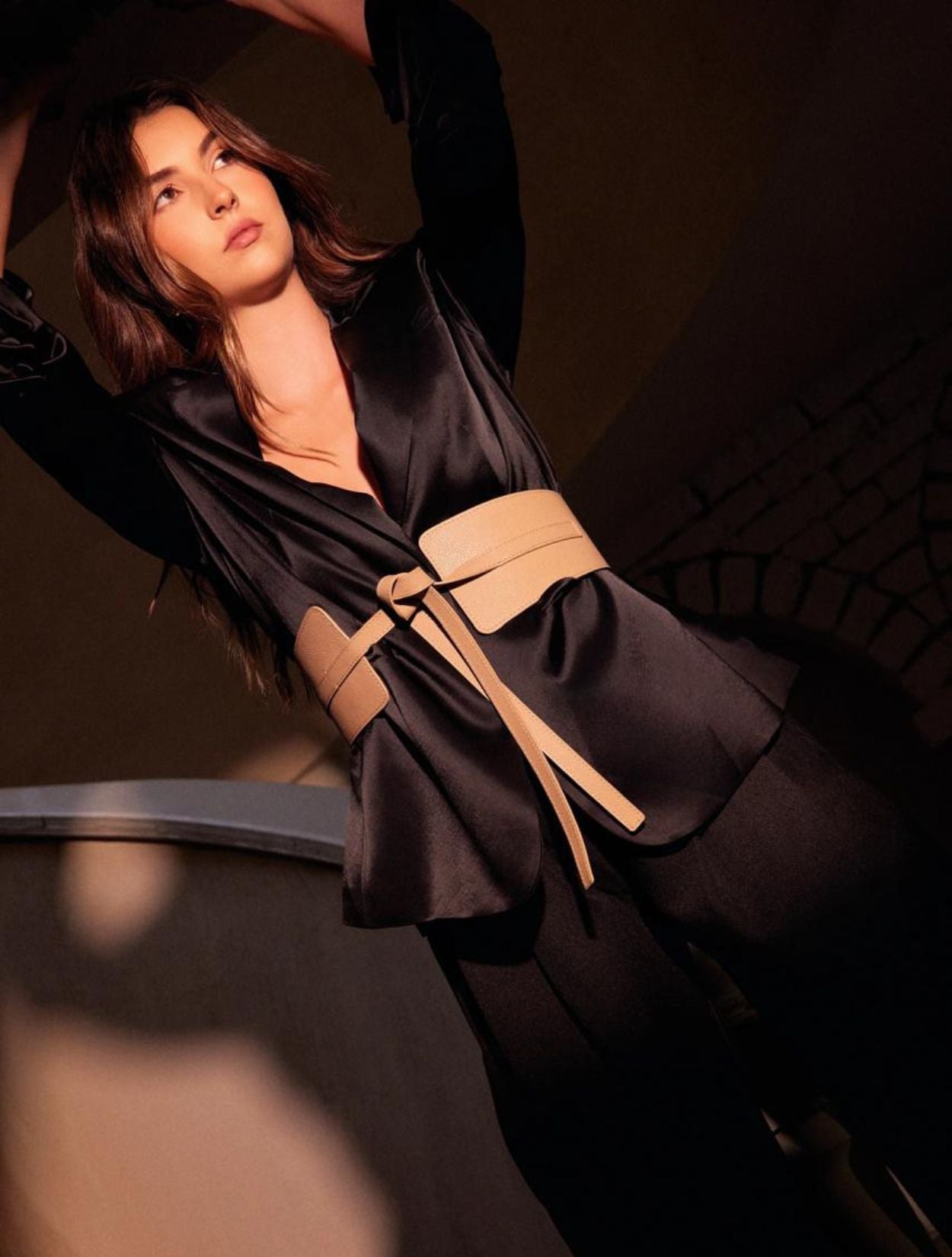 Victoria Vanilla Belt en Cuero | Amarante