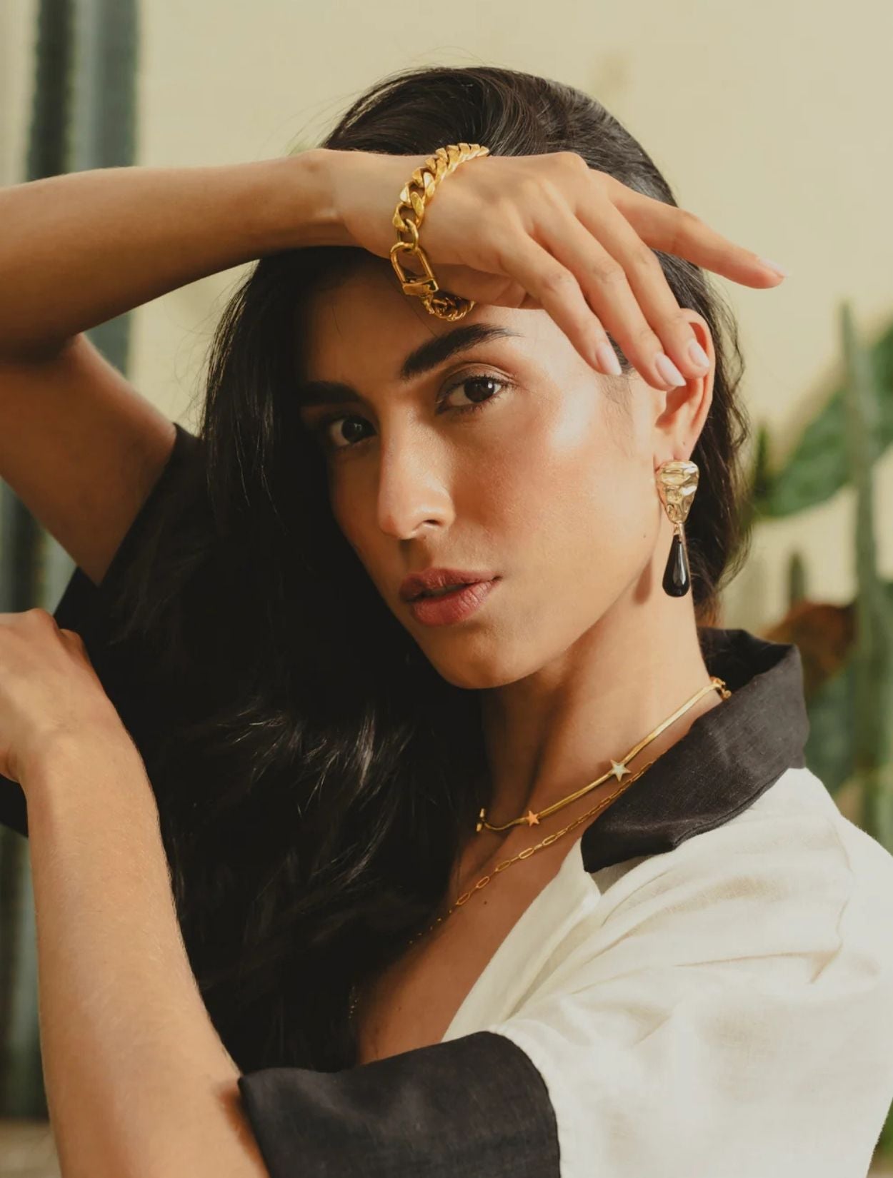 COLLAR DE SERPIENTE Y ESTRELLA