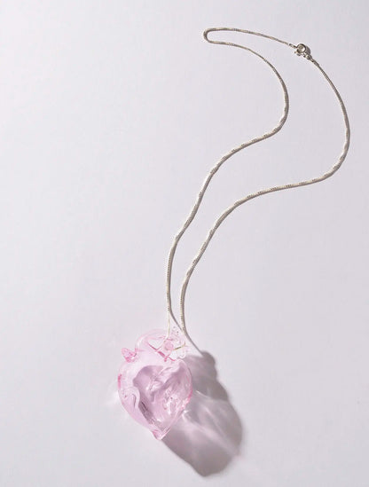 COLLAR CORAZÓN SOPLADO