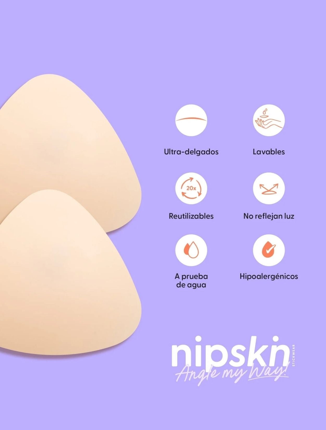 CUBRE PEZONES TRIANGULARES