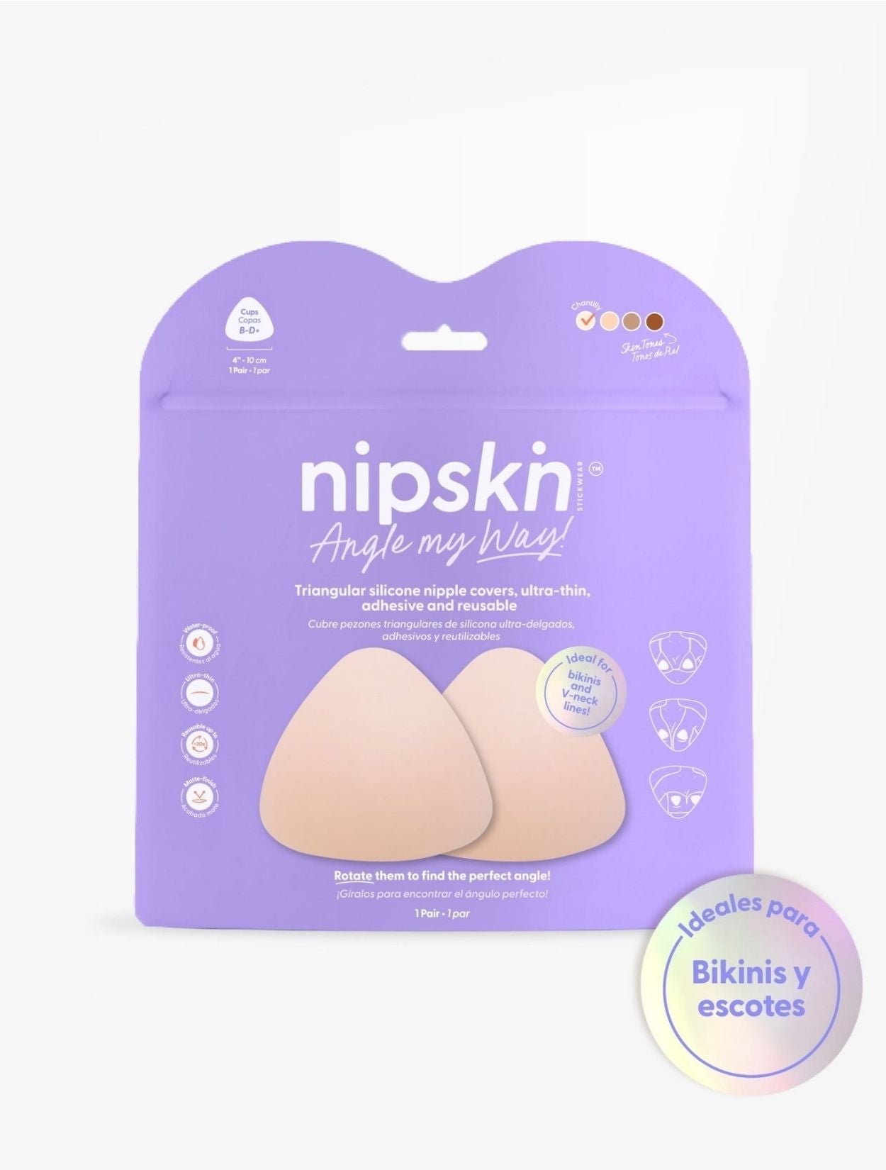 CUBRE PEZONES TRIANGULARES