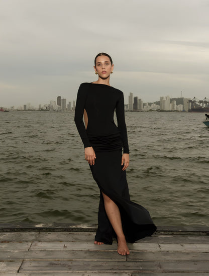 Danielle Dress Black | Elegancia y Diseño Sofisticado