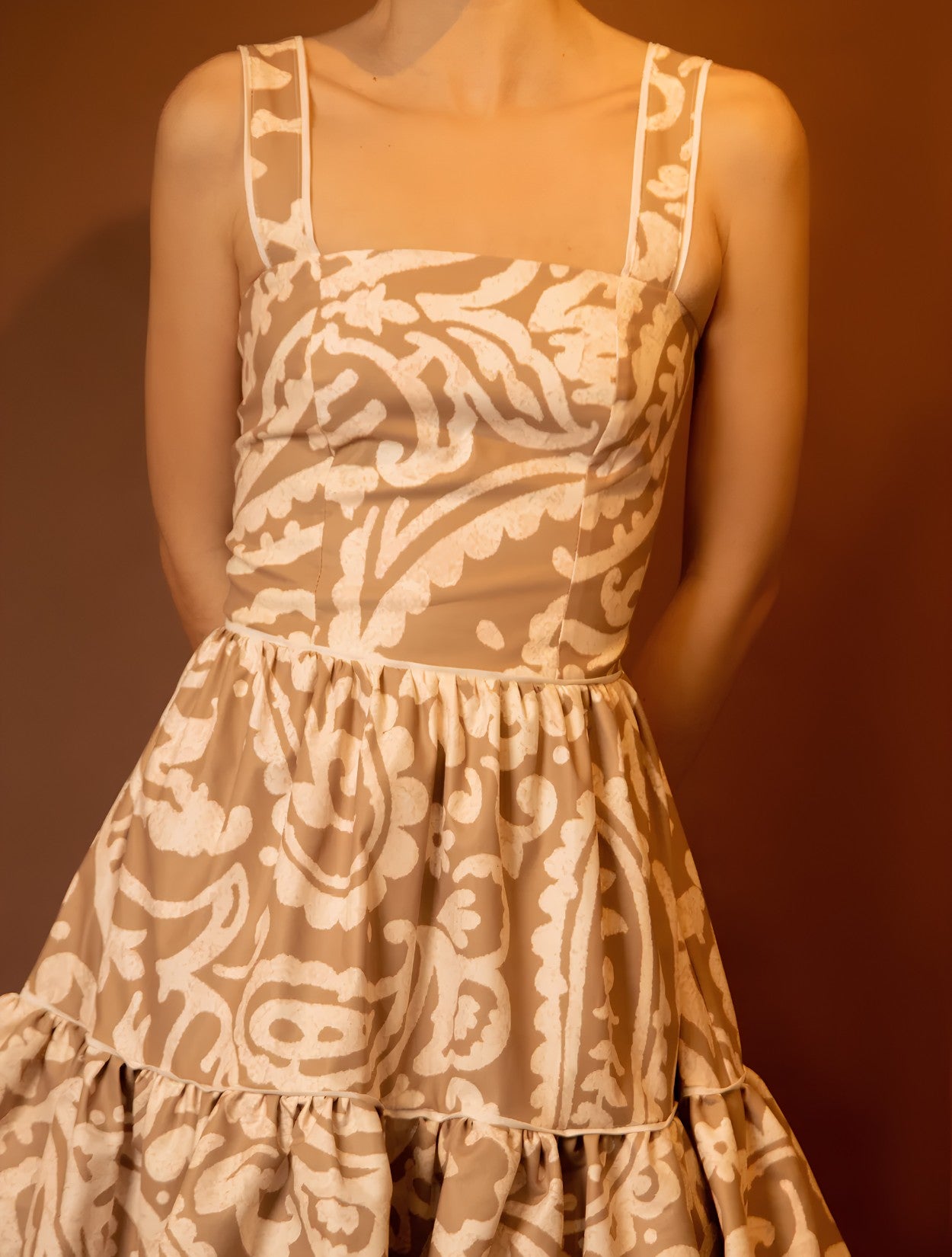 Vestido de drill Ámbar | Vestido Elegante para Mujer