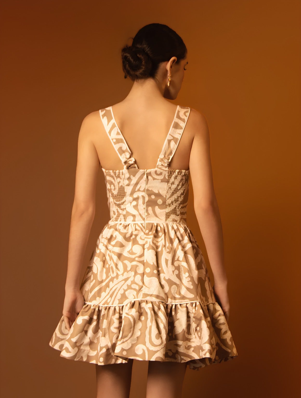 Vestido de drill Ámbar | Vestido Elegante para Mujer