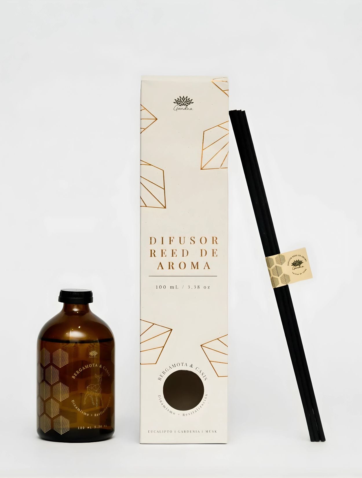 DIFUSOR REED BERGAMOTA & CASIS 100 ML