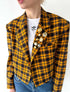Traje de Edimburgo | Chaqueta Crop de Lana para Mujer