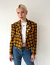 Traje de Edimburgo | Chaqueta Crop de Lana para Mujer