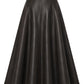Falda Cuero Cintura Alta | Hebilla Oro 24k