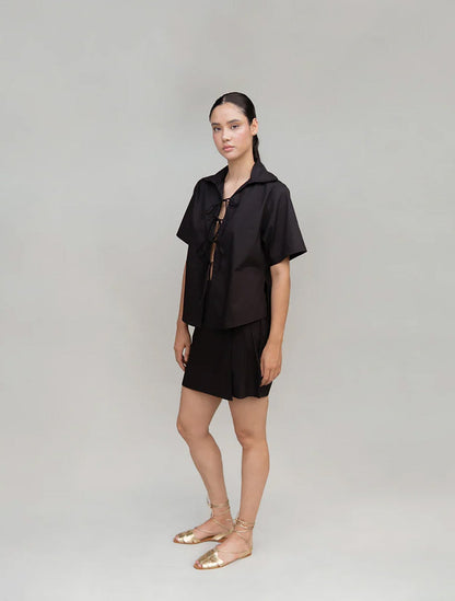FALDA SHORT ENTRELAZOS
